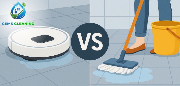 Robot Mops vs Traditional Cleaning